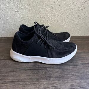 Vessi Everyday Knit Waterproof Athletic Shoes Black White Womens Size 8 US